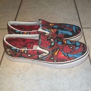 Spiderman Vans Slip Ons